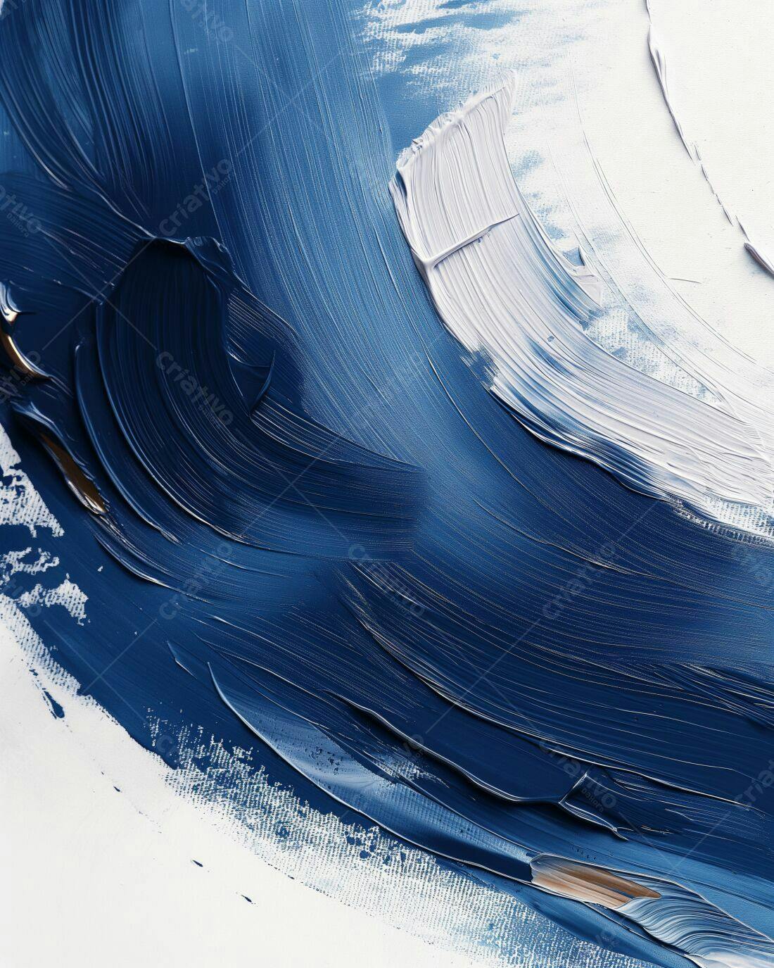 Textura Abstrata Azul e Branco