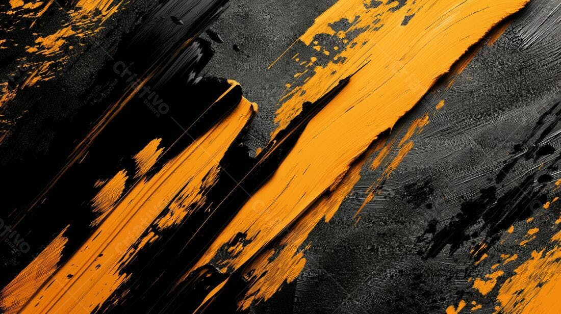 Textura Abstrata Laranja e Preto