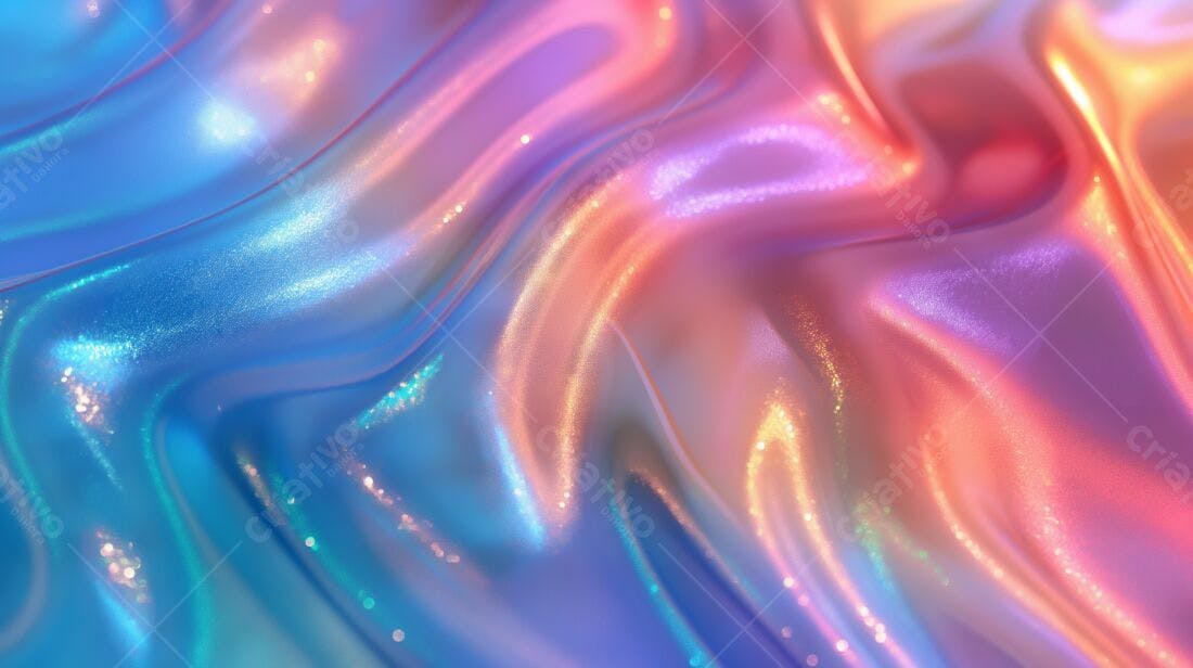 Tecido brilhante cores pastel