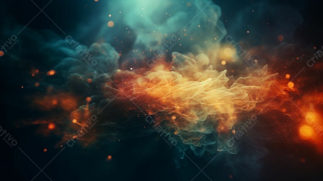 Textura Fumaça Abstrata para Fundo de Jogo