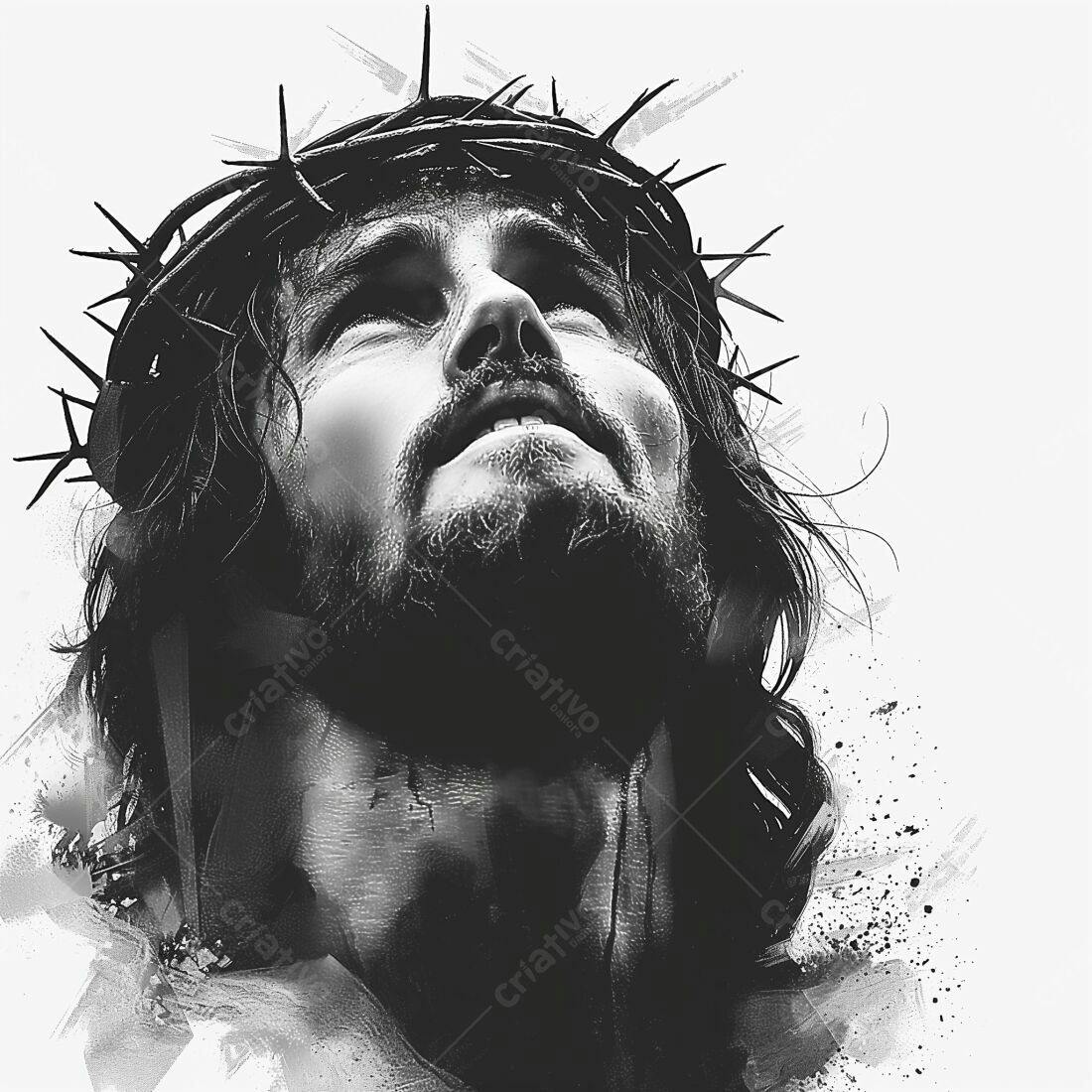 Jesus Cristo coroa de espinhos sofrimento