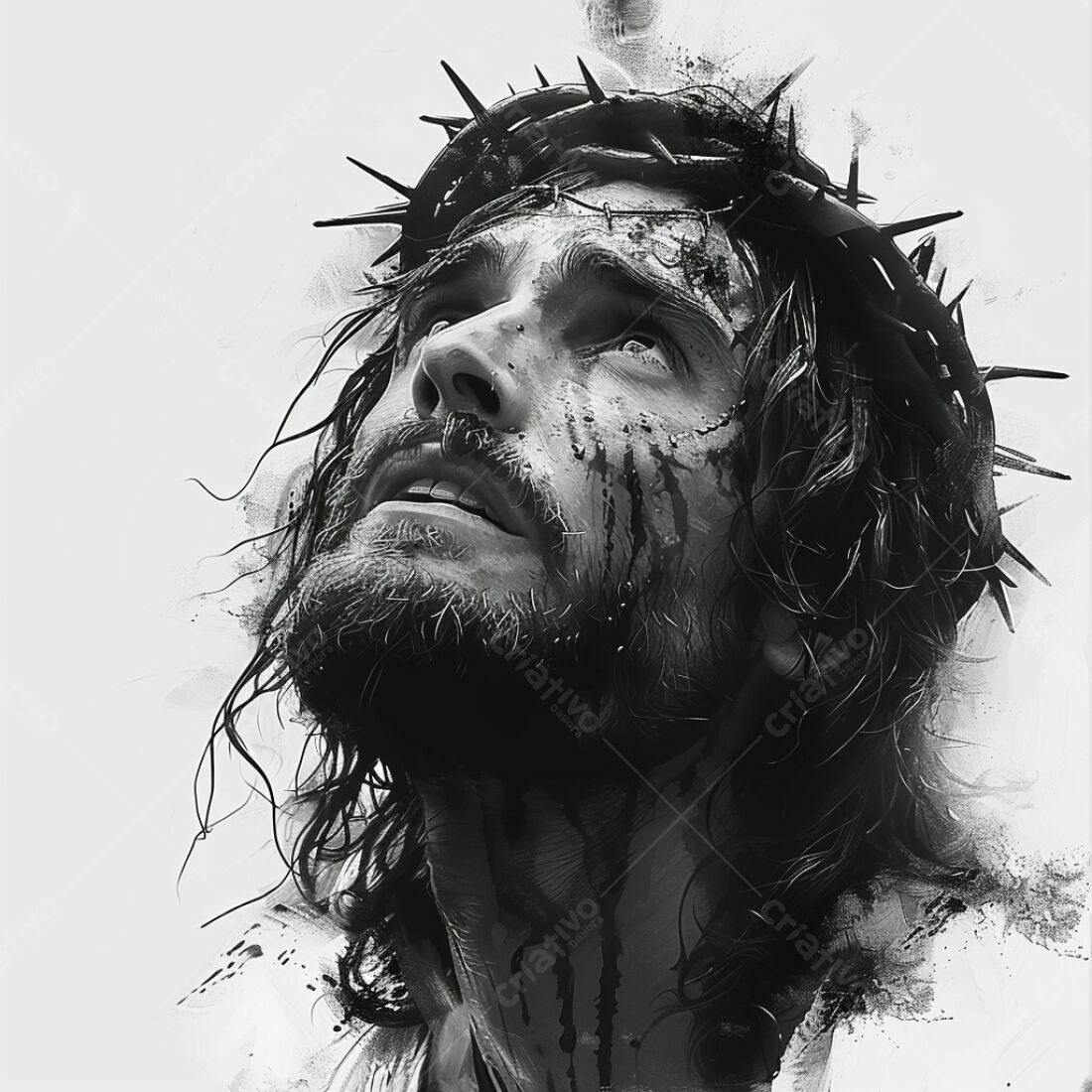 Jesus Cristo Coroa de Espinhos sofrimento