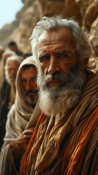 Velho israelita dos tempos do antigo testamento.