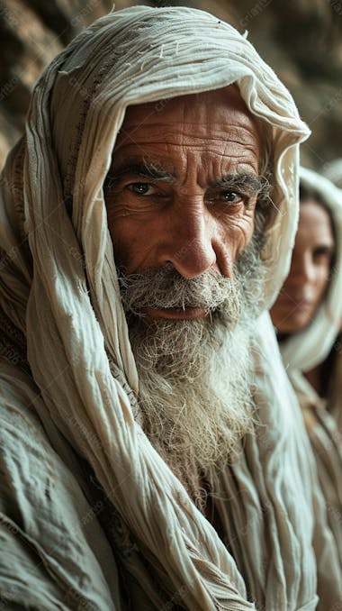 Velho israelita dos tempos do antigo testamento.