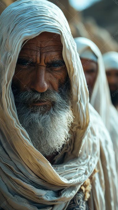 Velho israelita dos tempos do antigo testamento.