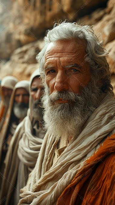 Velho israelita dos tempos do antigo testamento.