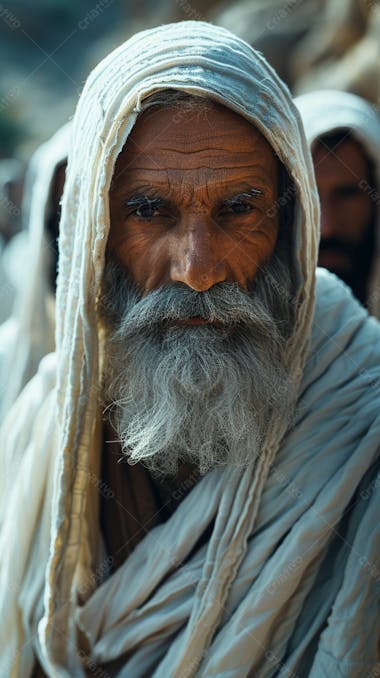 Velho israelita dos tempos do antigo testamento.