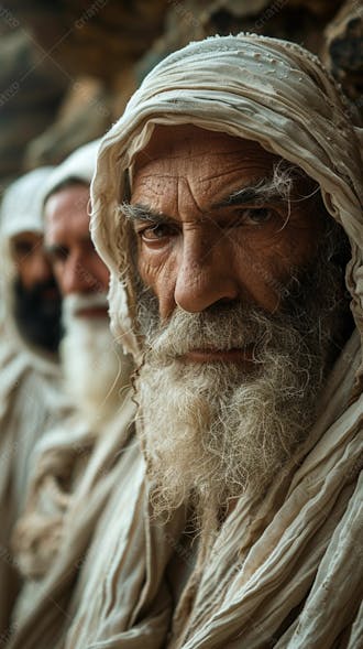 Velho israelita dos tempos do antigo testamento.