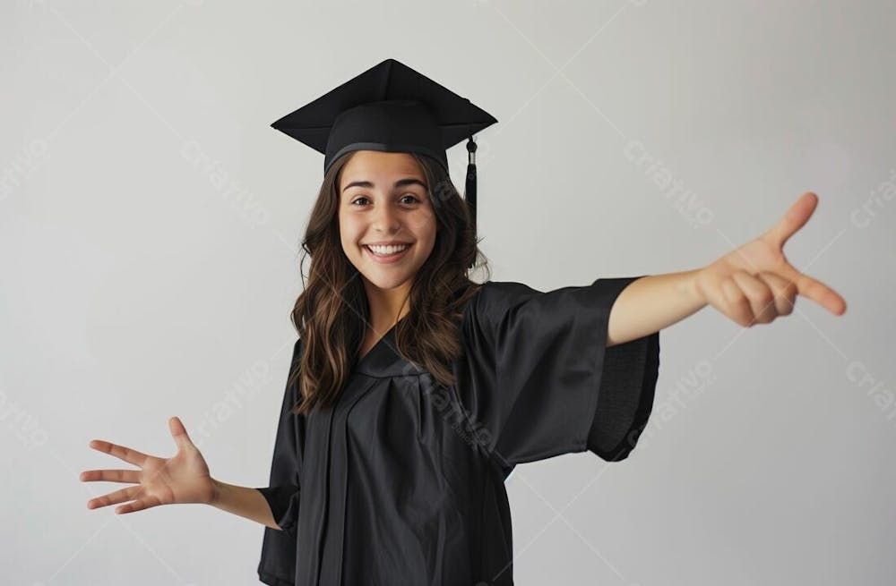 MULHER FORMANDOS, FACULDADE, ESCOLA, ENSINO MÉDIO - IMAGEM