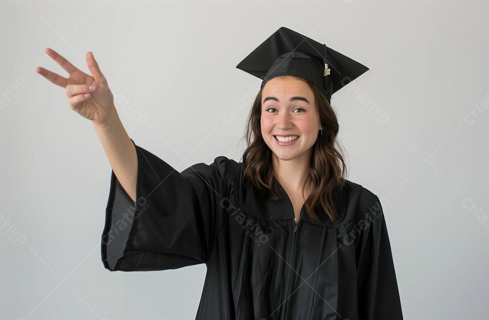 MULHER FORMANDOS, FACULDADE, ESCOLA, ENSINO MÉDIO - IMAGEM