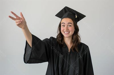MULHER FORMANDOS, FACULDADE, ESCOLA, ENSINO MÉDIO - IMAGEM