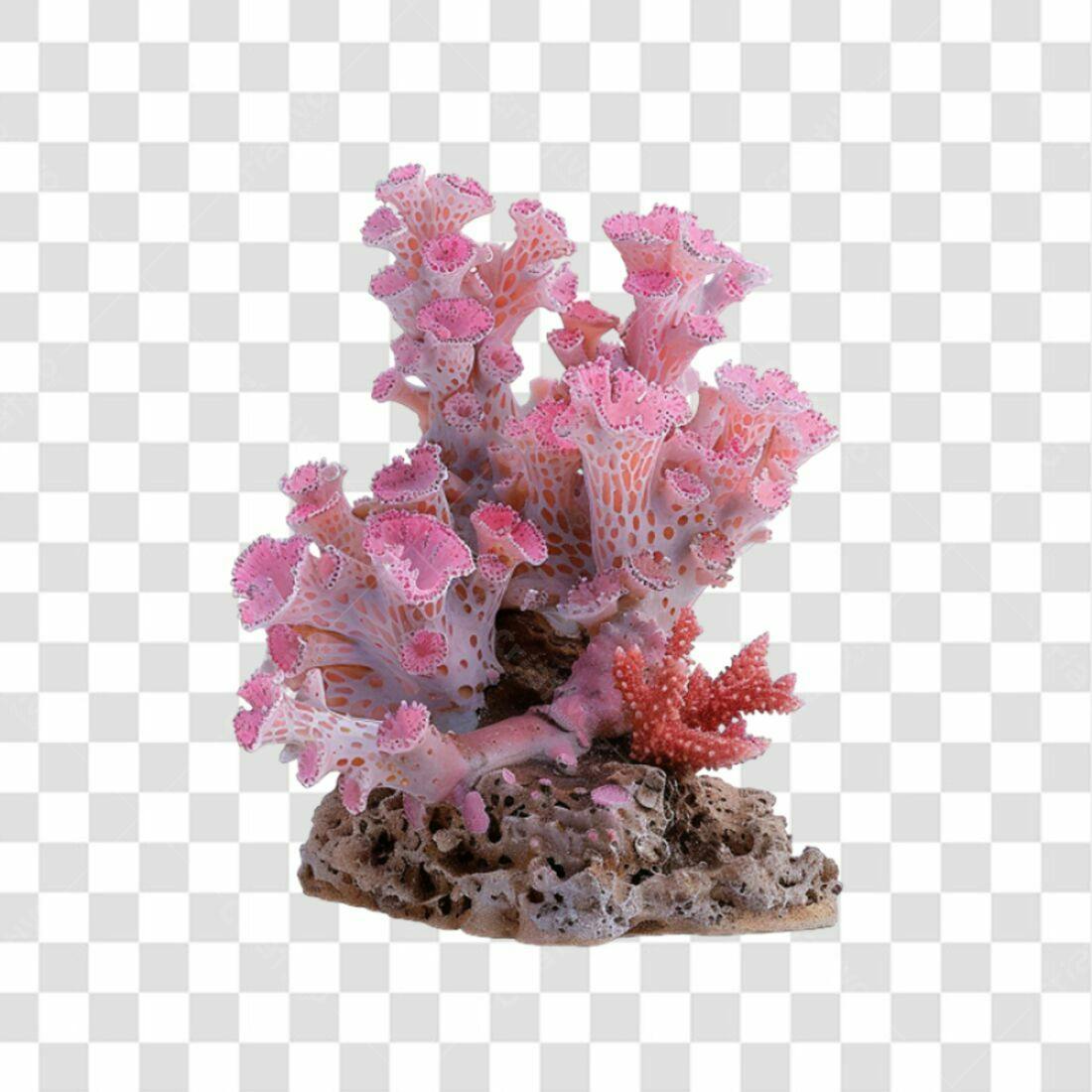 Icone Corais Rosa PNG com fundo transparente