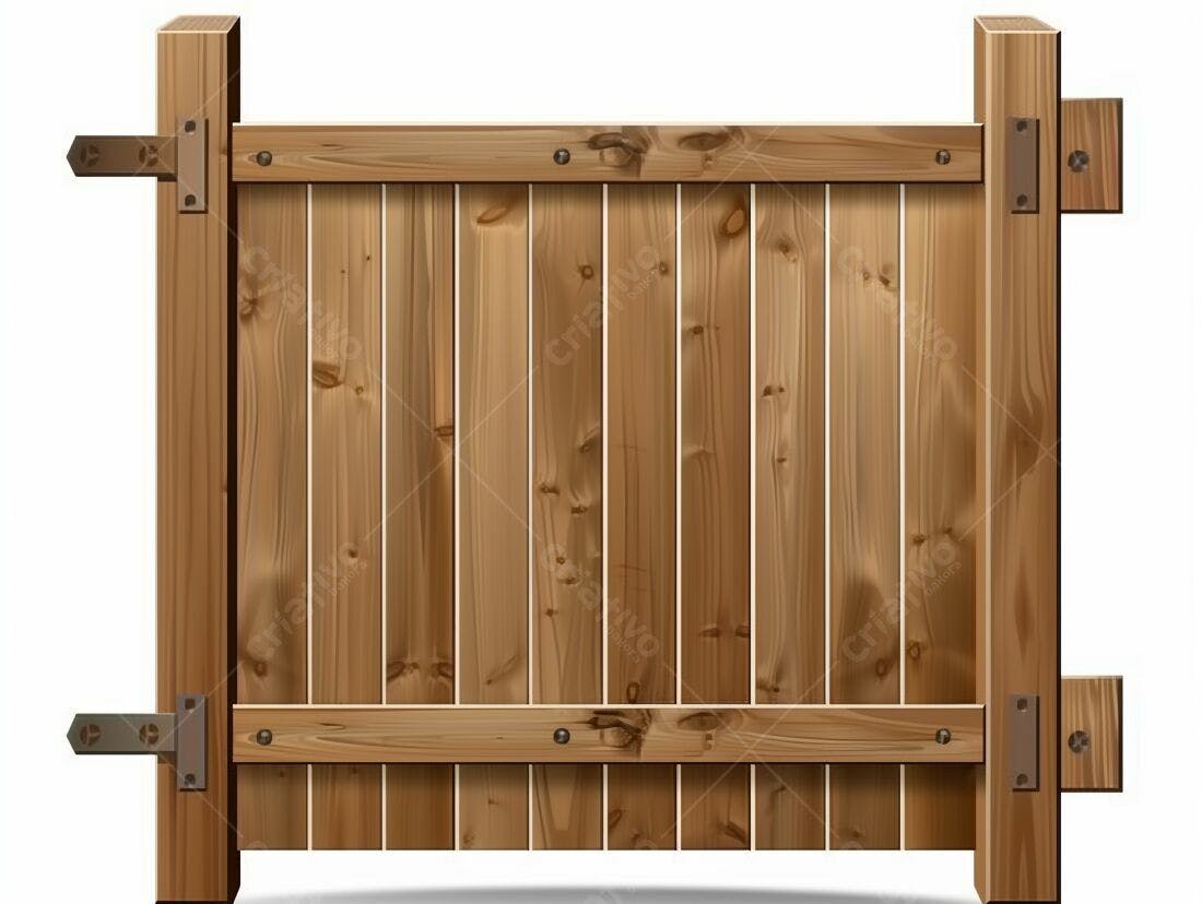 Portão de Madeira Rústico para Jardim