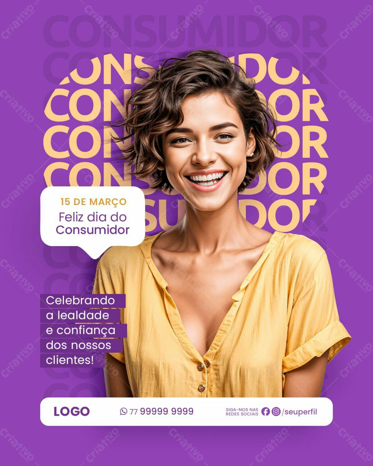 Postagem Dia do Consumidor PSD Editável