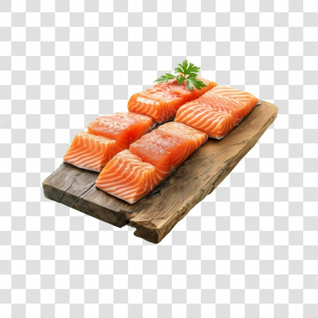 Imagem de Salmão PNG com fundo transparente