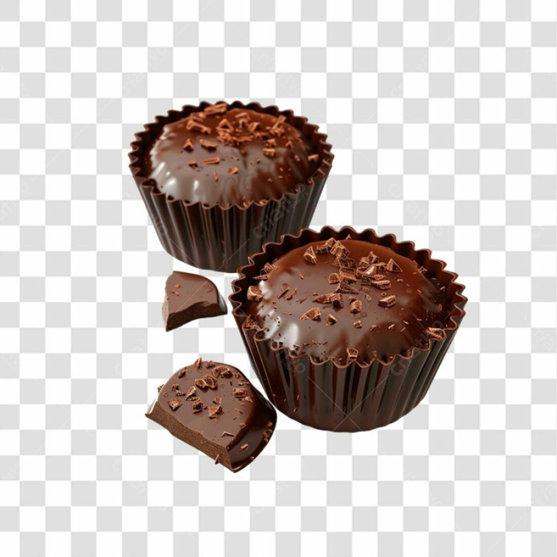 Icone Doces de Chocolate PNG com fundo transparente