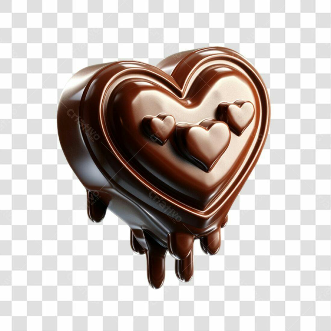 Icone Dia dos Namorados Chocolate PNG com fundo transparente