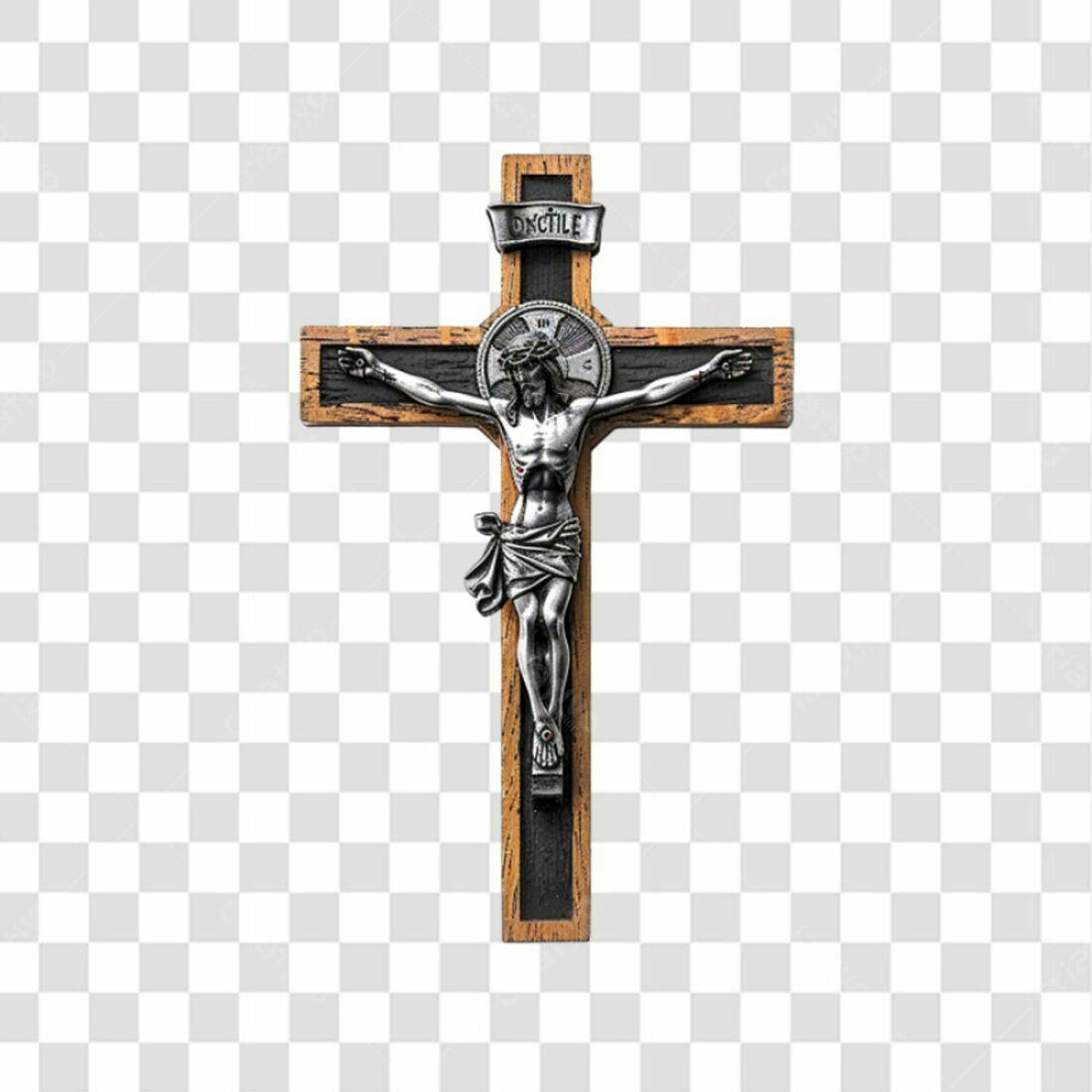 Icone Jesus na Cruz PNG com fundo transparente