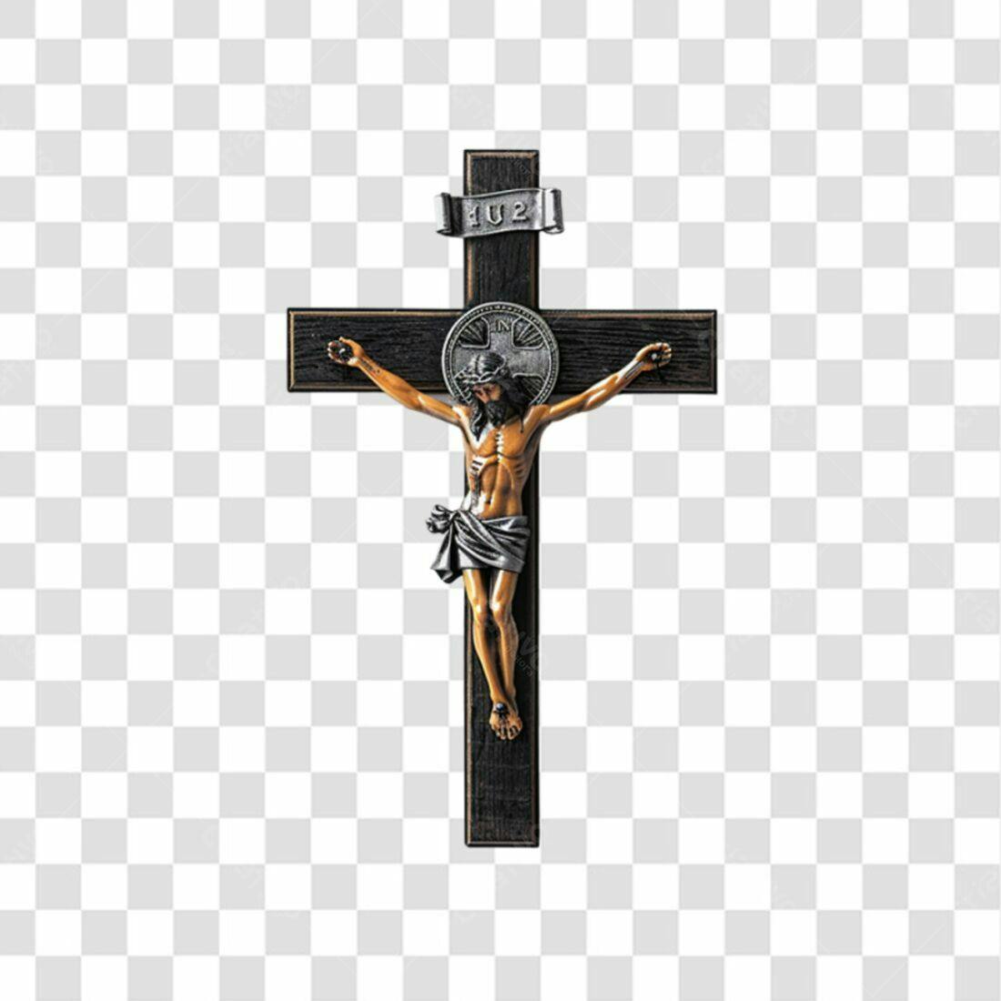 Icone Jesus na Cruz PNG com fundo transparente