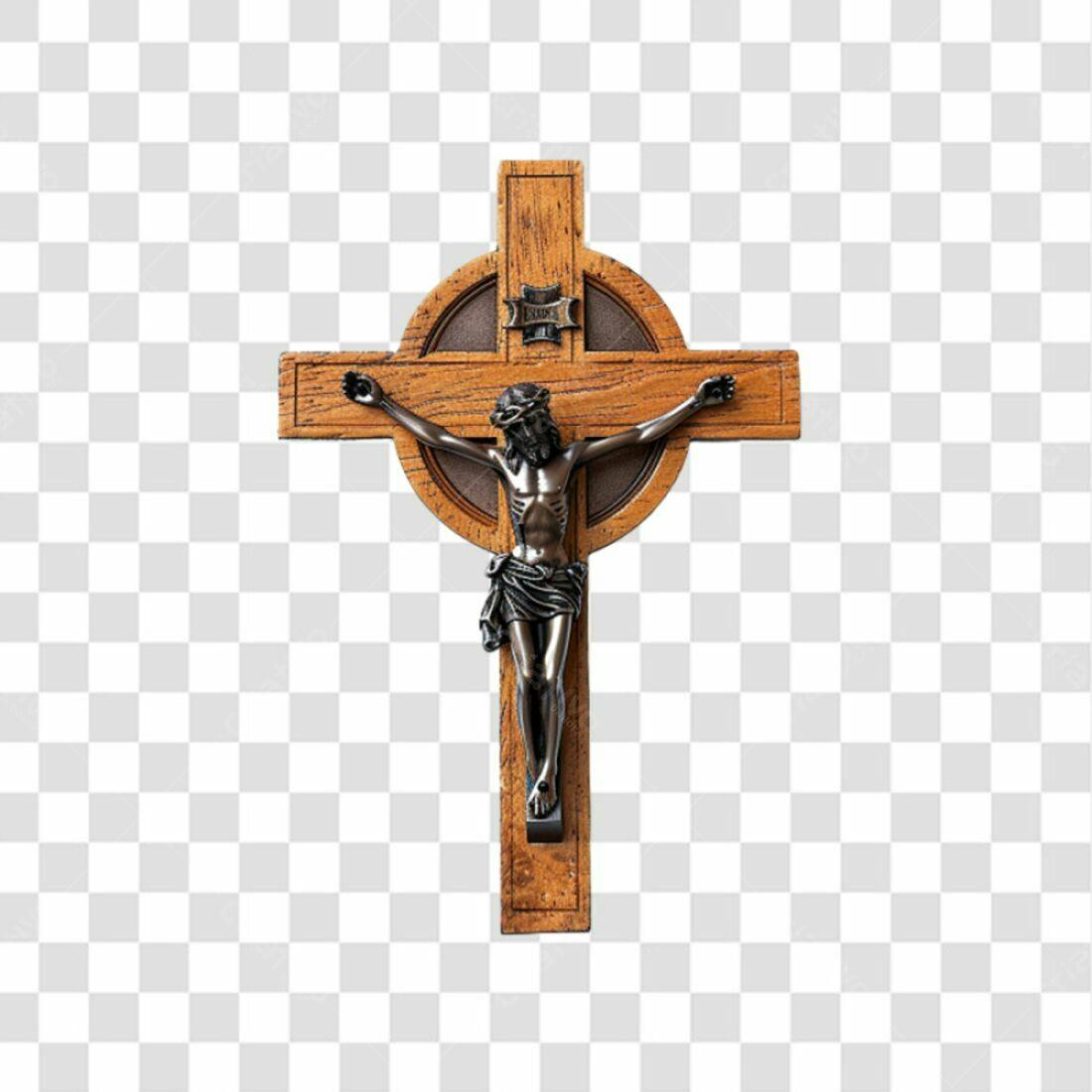 Icone Jesus na Cruz PNG com fundo transparente