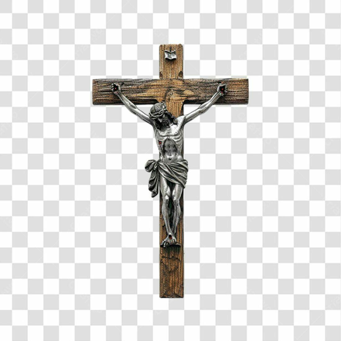 Icone Jesus na Cruz PNG com fundo transparente