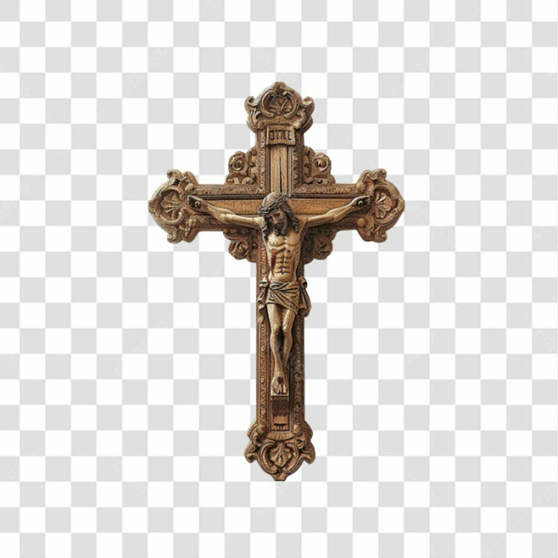 Icone Jesus na Cruz PNG com fundo transparente