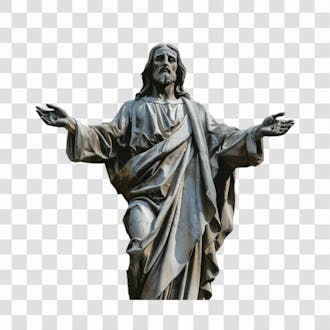 Jesus cristo estátua png transparente