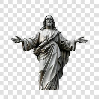 Jesus cristo estátua png transparente