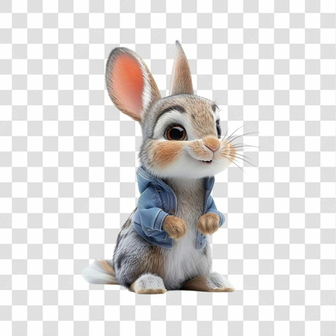 Icone Coelho Jeans PNG com fundo transparente