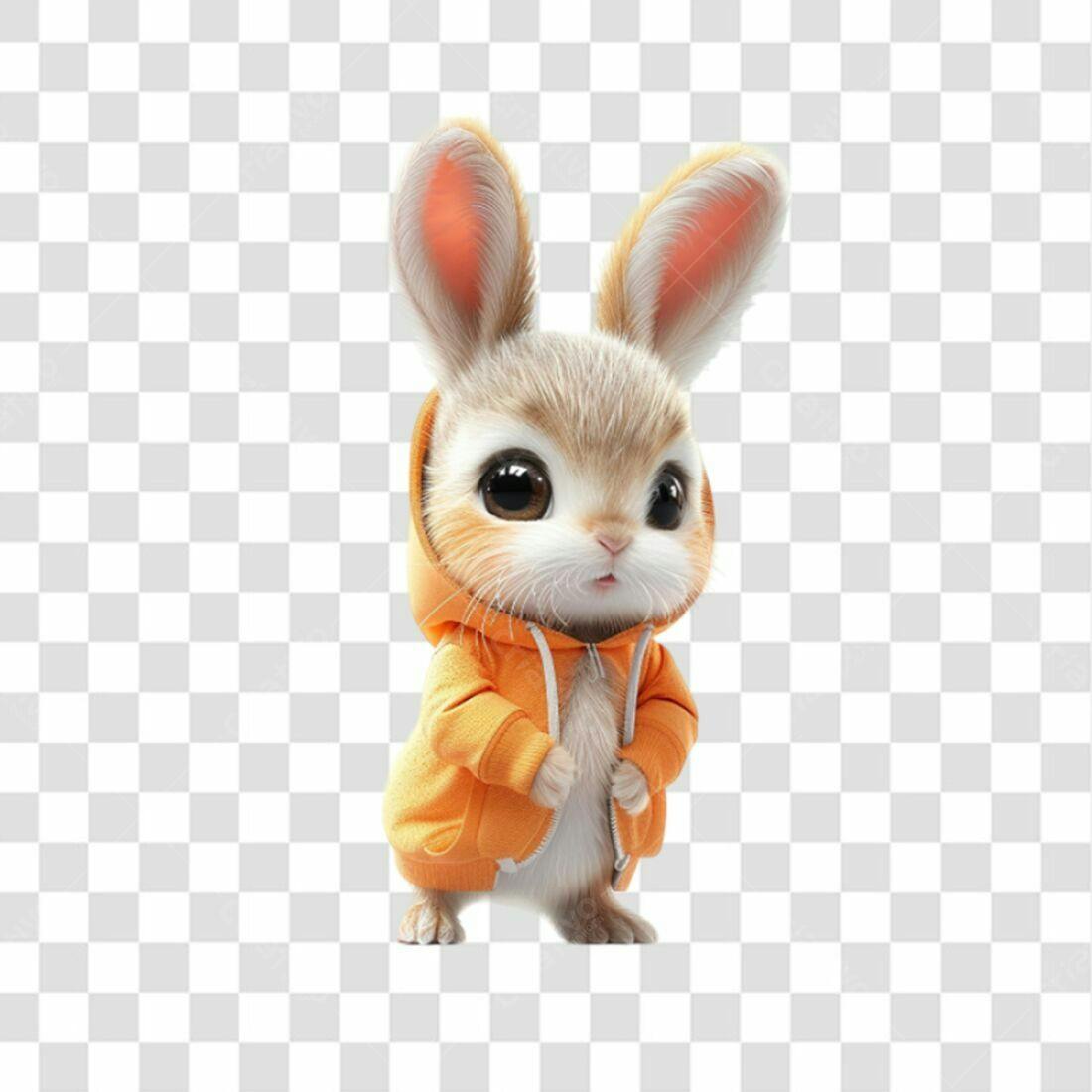 Icone Coelho fofinho PNG com fundo transparente