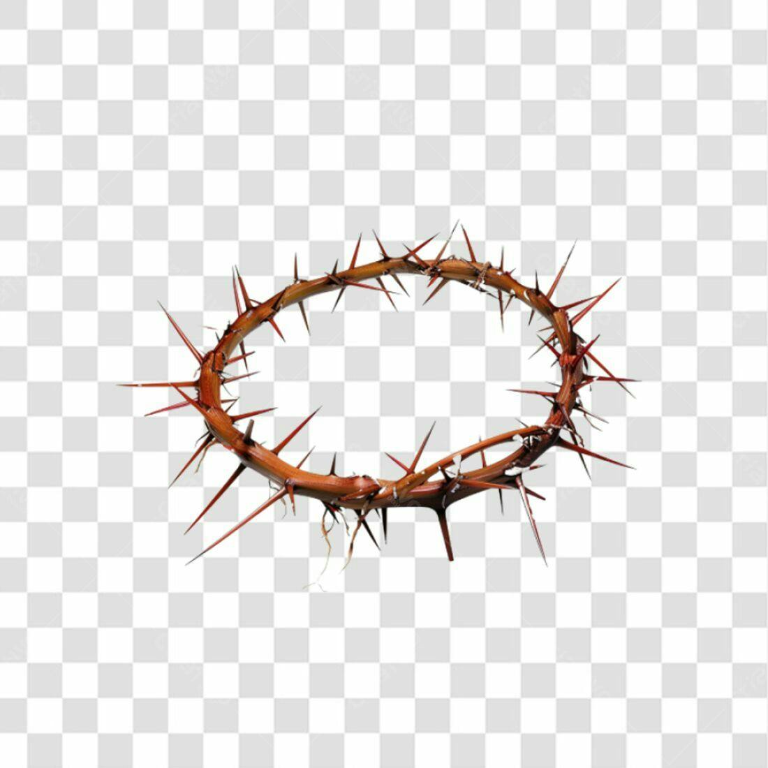Icone Coroa de Espinhos Semana Santa PNG com fundo transparente