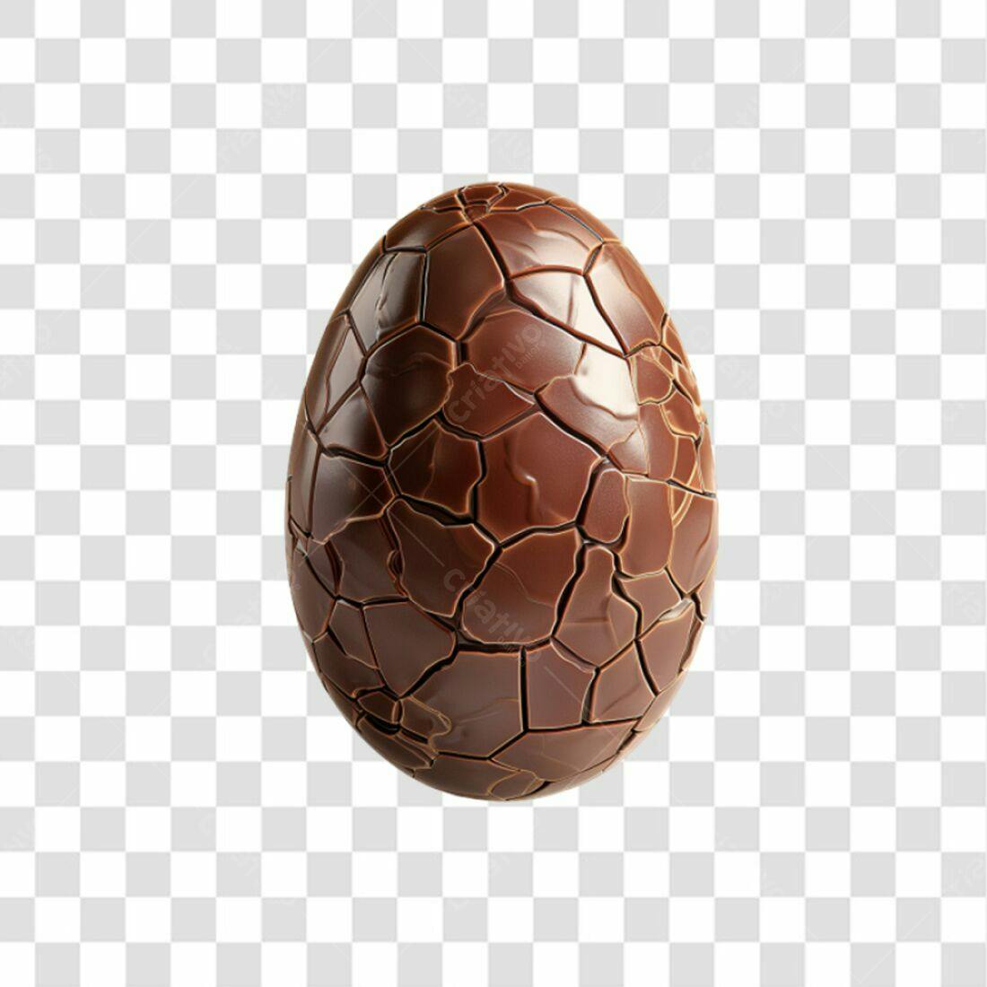 Icone Páscoa Ovo Chocolate PNG com fundo transparente
