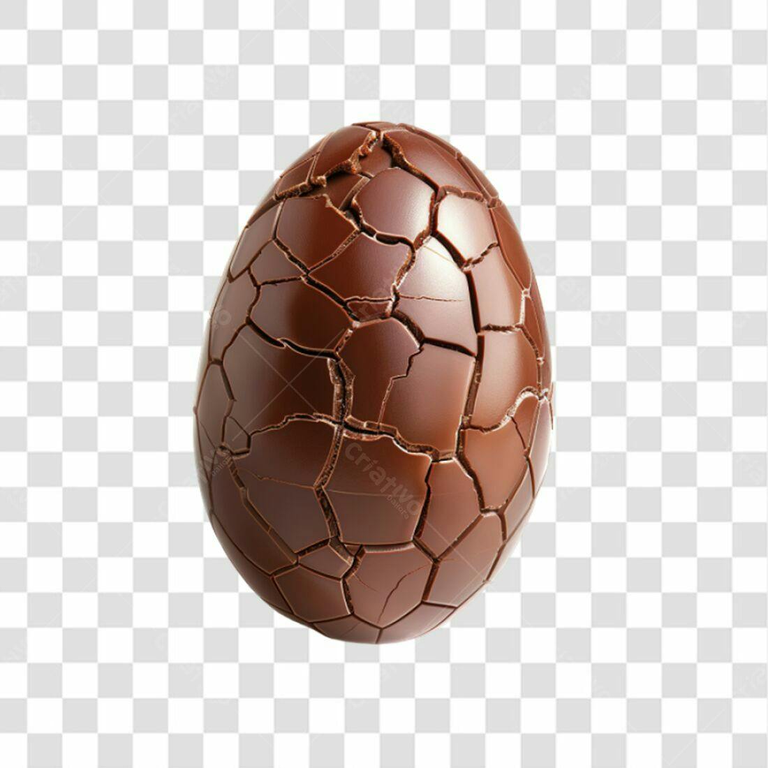 Icone Páscoa Ovo Chocolate PNG com fundo transparente