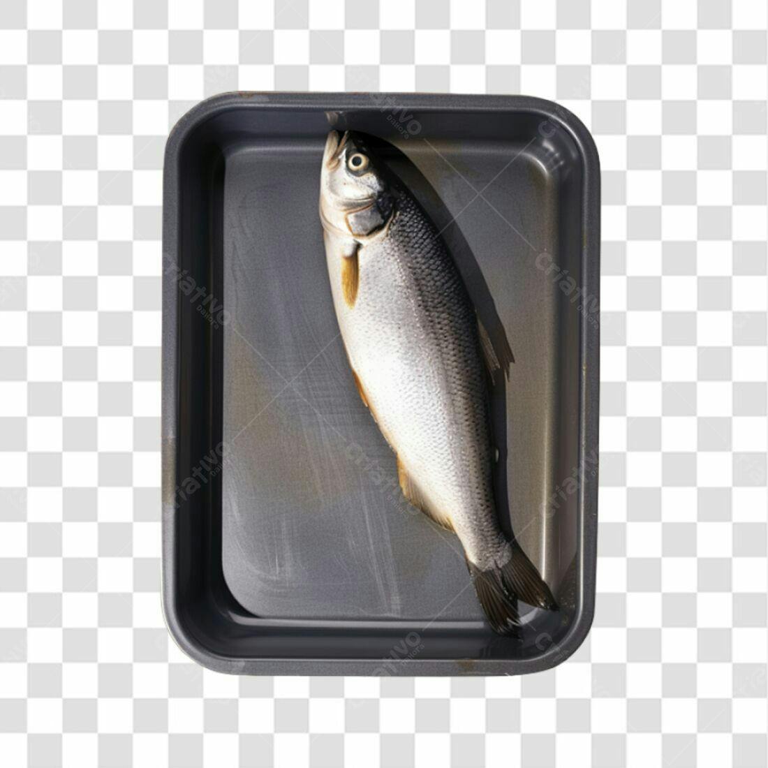 Imagem PNG Peixe assado em forma com fundo transparente