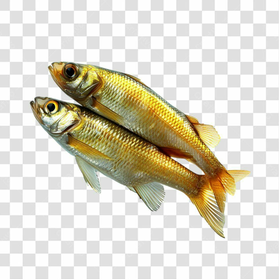 Icone Peixes Dourados PNG com fundo transparente