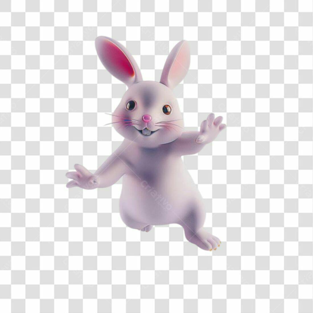Icone Páscoa Coelho PNG com fundo transparente