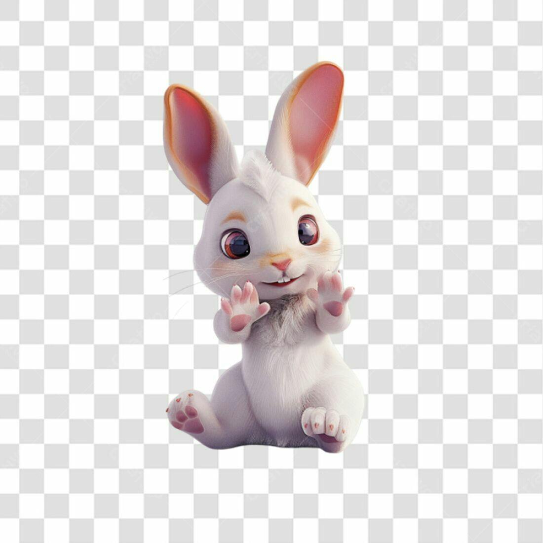 Icone Coelho Páscoa PNG com fundo transparente