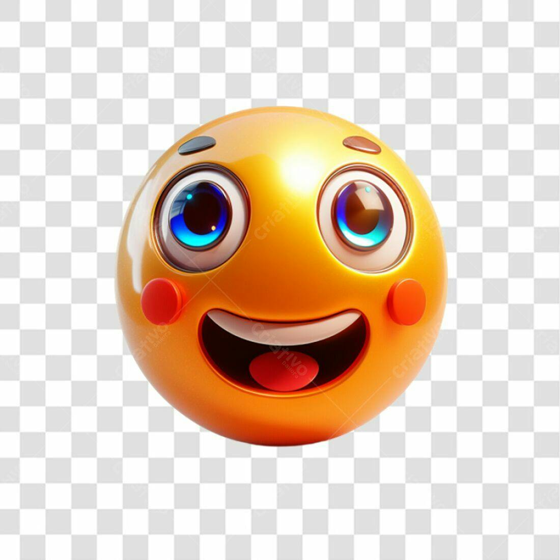 Icone Emoticon Feliz PNG com fundo transparente