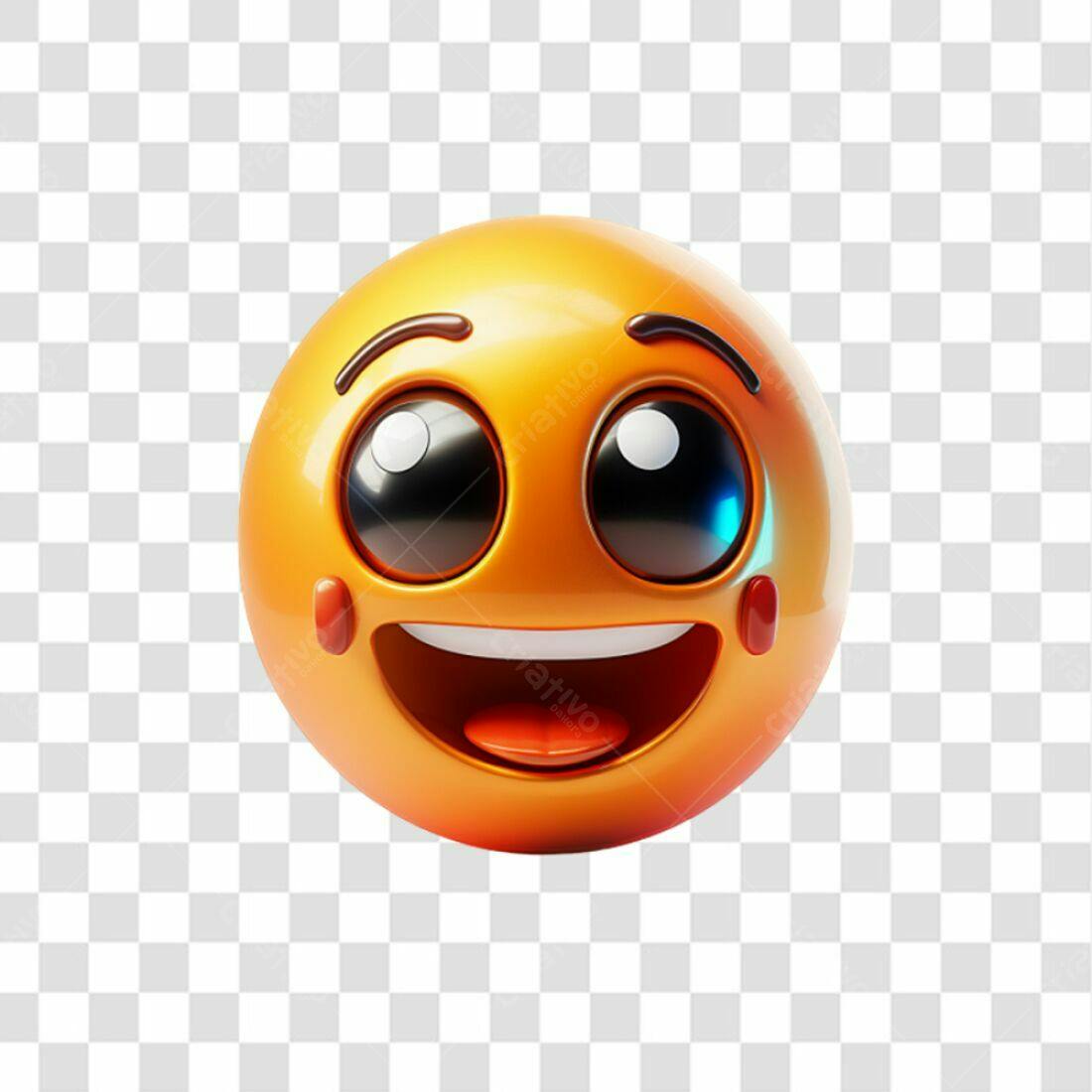 Icone Emoticon Feliz PNG com fundo transparente