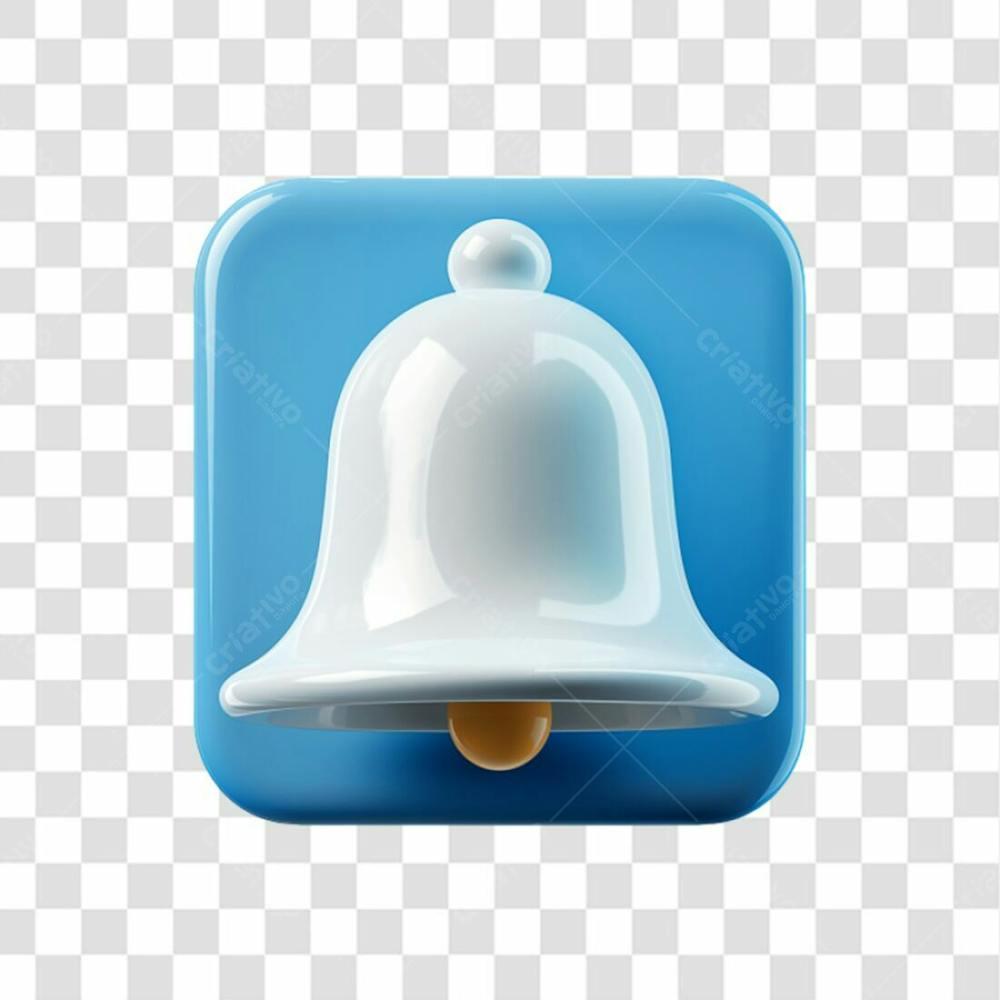 Ícone De Sino 3D Png Transparente (1)