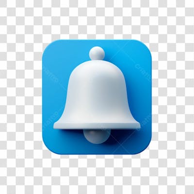 Ícone De Sino 3D Png Transparente (2)