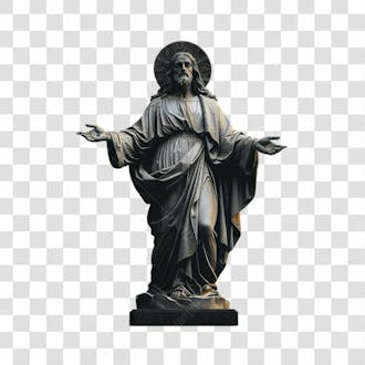 Jesus cristo estátua png transparente