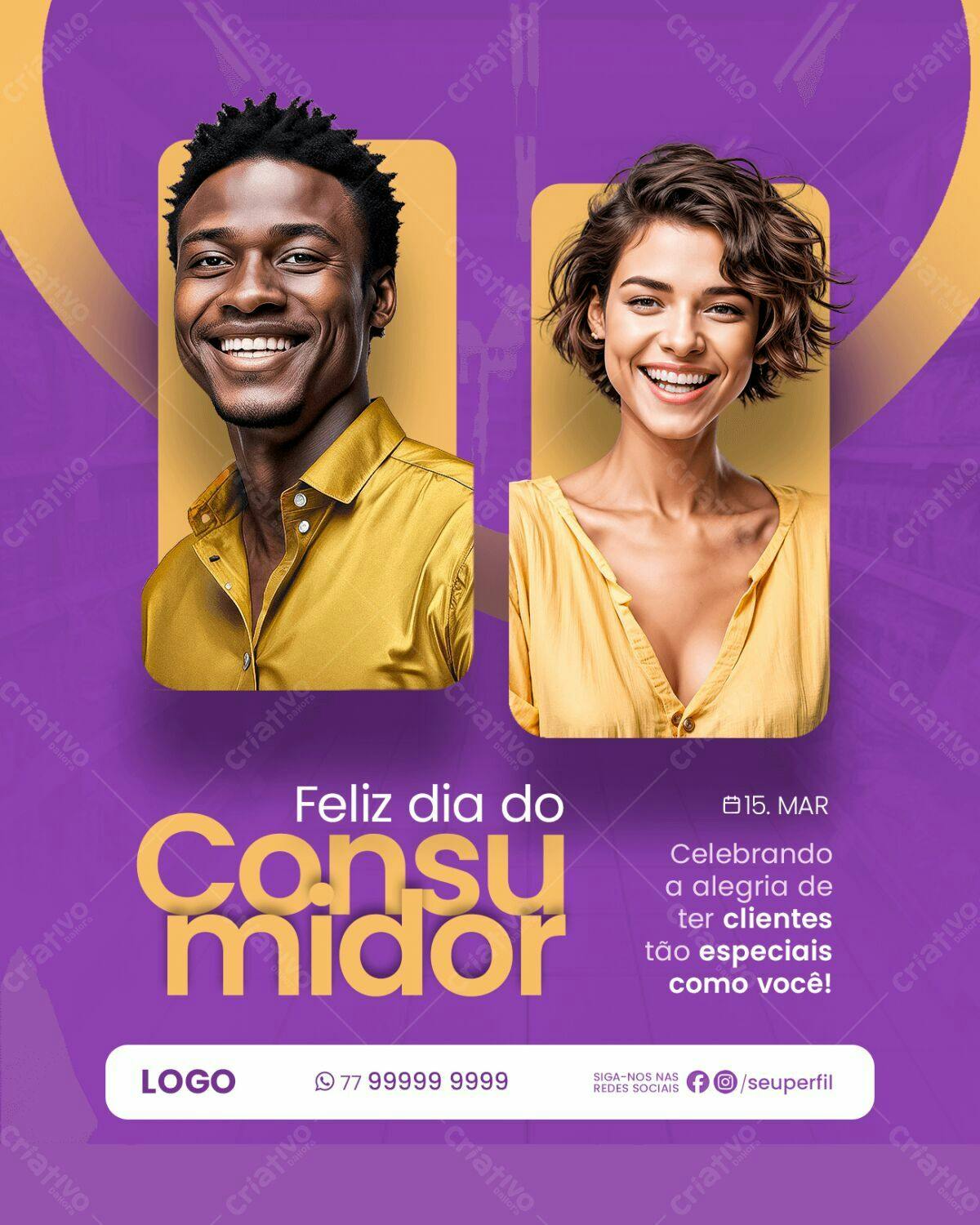 Flyer Dia do Consumidor PSD Editável