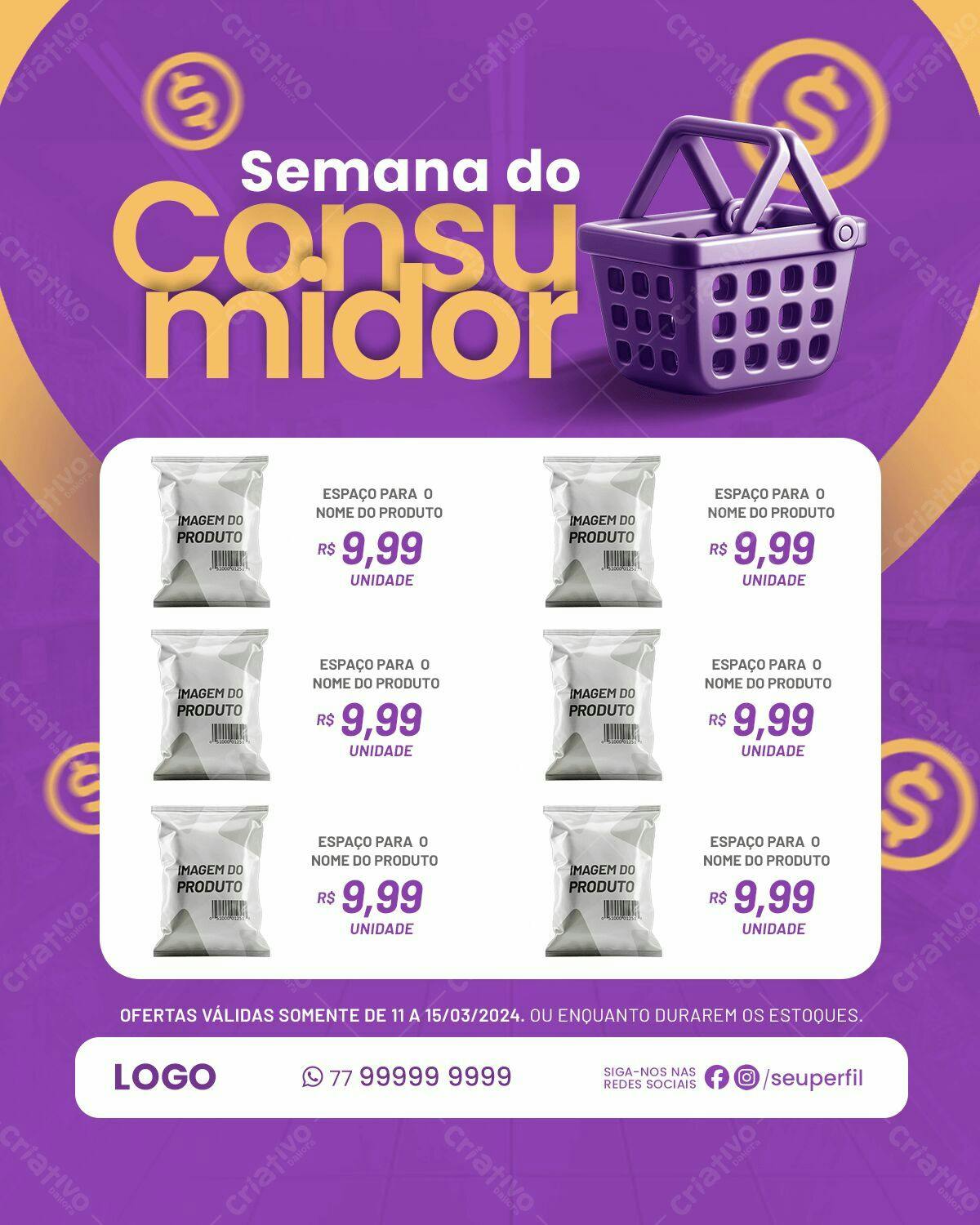 Flyer Semana do Consumidor PSD Editável