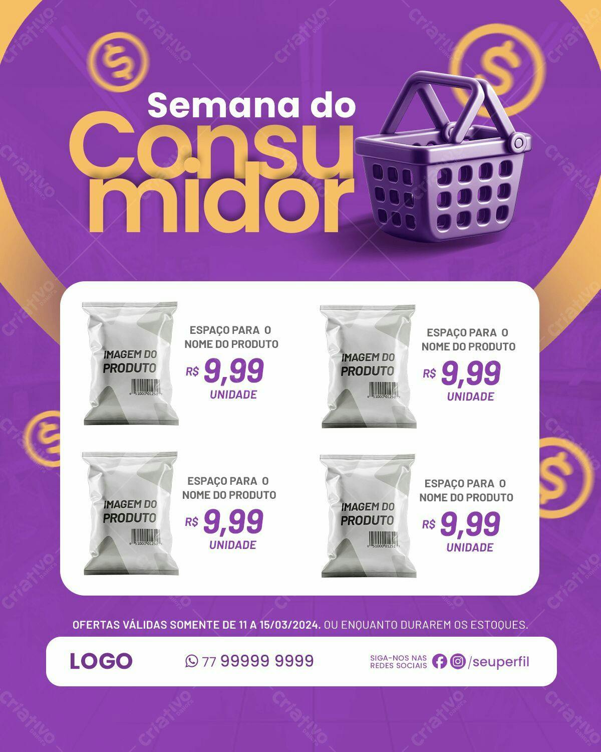 Flyer Semana do Consumidor PSD Editável