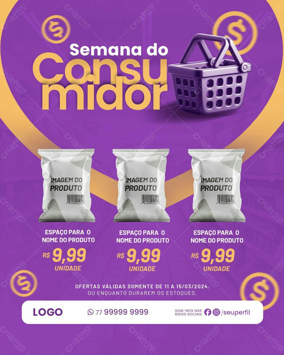 Flyer Semana do Consumidor PSD Editável