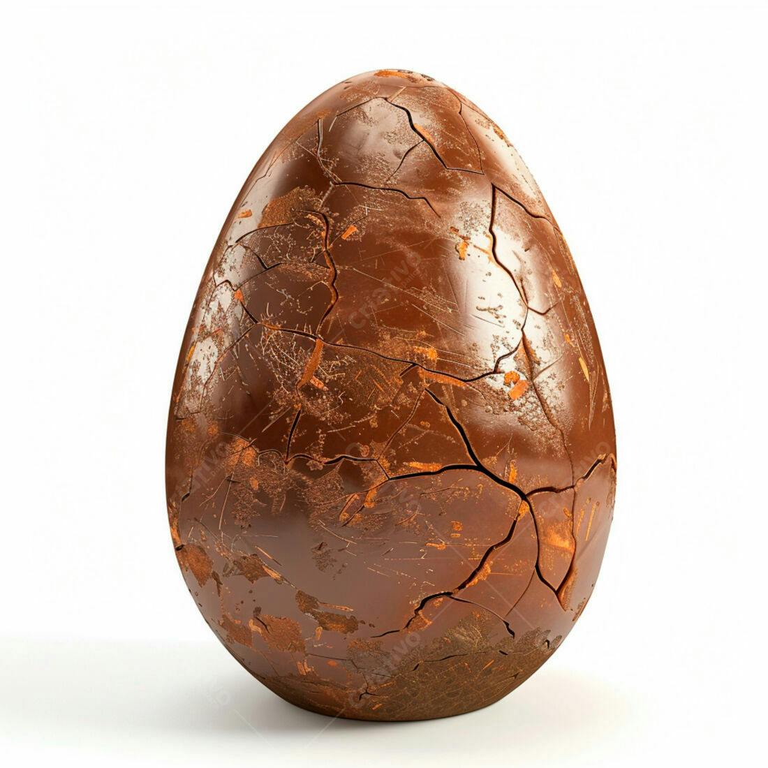 Ovo de Chocolate rachado Páscoa