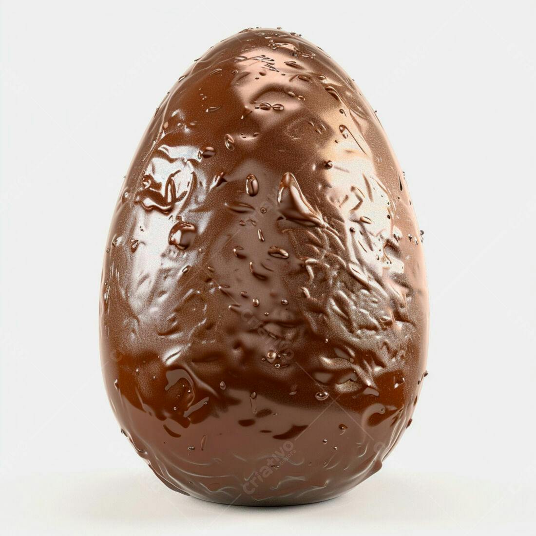 Ovo de Chocolate Marrom Escuro