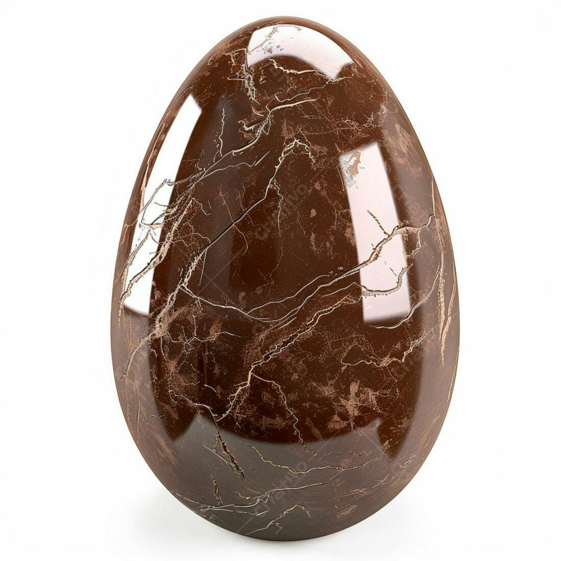 Ovo de Chocolate Marmorizado