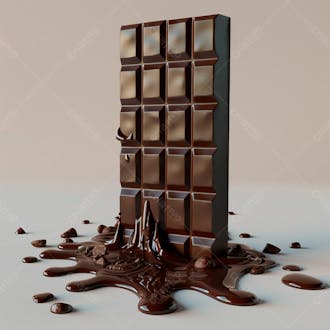 Barra de chocolate na vertical 7